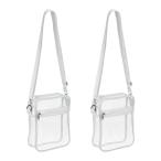 PATIKIL 7.5"×6"kli Across сумка "body" плечо с ремешком .2 шт. комплект Stadium одобрение завершено PVC прозрачный perth сумка спорт i