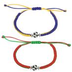 PATIKIL бейсбол браслет 2 шт сборник комплект бейсбол подарок настройка возможный напульсник Baseball бисер имеется . человек для взрослых голубой желтый красный зеленый 