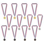 PATIKIL 5 cm золотой серебряный медь . выигрыш медаль 12 шт Olympic стиль . медаль 1 ранг 2 ранг 3 ранг лента имеется игра спорт собрание для 