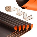 PATIKIL 20枚 花包装紙 リボン付き 防水花包装紙 DIYクラフトパッケージング用 花束用品 22.8x22.8