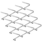 PATIKIL 8x6.5mm байдарка лопасть зажим 16 шт. комплект палатка paul (pole) зажим steel V знак type одиночный один булавка кнопка кнопка springs kli