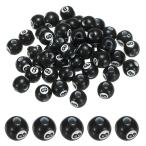 PATIKIL 12 mm спорт bo- рубин z40 шт не прозрачный акрил спорт бисер бильярд бисер проставка разрозненный бисер изделие прикладного искусства DIY шея re