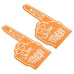 PATIKIL 18"ja Ian to пена палец 2 шт. комплект мы. #1 EVA пена рука чирлидинг великолепный orange цвет праздник праздник pon