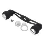 PATIKIL 釣りリールのパワーハンドル アルミニウム合金 ベイトキャスティング リール ハンドル ロッカー EVAダブルノブグリ ップ交換付き ロ