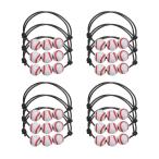 PATIKIL 11mm бейсбол оборудование орнамент браслет 12 шт. комплект спорт бисер браслет чай neija-. взрослый предназначенный in spi рацион . давать . список 