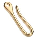PATIKIL 2.4" рыба крюк цепочка для ключей solid латунь производства U крюк цепочка для ключей карман зажим ремень зажим брелок для ключа мужской 