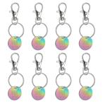 PATIKIL покупка Cart to-kn кольцо для ключей 8 шт. комплект из нержавеющей стали съемник монета цепочка для ключей 