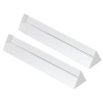 PATIKIL 150mm/6" треугольник p ритм 2 шт. комплект стекло оптика кристалл Rainbow p ритм фотография фотосъемка физика образование оптика свет фото прозрачный 