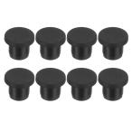 uxcell PATIKIL 11mm диаметр резина отверстие штекер 10-11mm дыра . подходящий силикон Raver раунд отверстие стопор чёрный 8 штук входит 