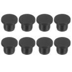 uxcell PATIKIL 12mm диаметр резина отверстие штекер 11-12mm дыра . подходящий силикон Raver раунд отверстие стопор чёрный 8 штук входит 