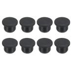 uxcell PATIKIL 14mm диаметр резина отверстие штекер 13-14mm дыра . подходящий силикон Raver раунд отверстие стопор чёрный 8 штук входит 