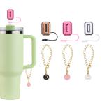 uxcell 3 шт. письмо коричневый -m аксессуары .3 шт. 9mm соломинка покрытие колпак . приложен . высокий стакан cup для initial письмо силикон утечка -тактный 