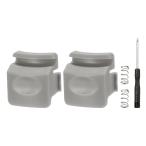 uxcell для замены кнопка 24oz 32oz бутылка для не BPA вода бутылка крышка .19/24/25/32/40oz нержавеющая сталь сталь серый 2 шт 