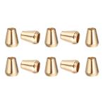 PATIKIL metal bell стопор 10 шт упаковка конус форма код end блокировка застежка-молния скидка шнур трос end стопор pala код кемпинг высокий King обувь .