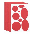 uxcell PATIKIL 5 шт ремонт patch комплект ткань для склеивание patch пуховик шляпа для ремонта красный 