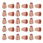 PATIKIL bell стопор конический код end 30 штук входит цинк сплав код трос застежка-молния блокировка зажим DIY рюкзак шнурок сумка для Akira .