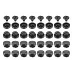 uxcell 32�Z�b�g�̃t���b�g�w�b�h�X�^�b�h�X �p�C �N10mm�������z�t�B�[�g�n���h�o�b�O�l�C���w�b�h�X�^�b�h�t���b�g�o�b�N���{�^���L���b�v���x