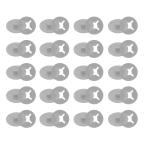 PATIKIL бег bi скоба зажим 20 шт гонки bib панель застежка-молния гонки номер пряжка фиксация система марафон наан 