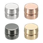 PATIKIL 4 шт сплав цинк металлизированный утюг ... из нет сильнейший для бизнеса интенсивность кнопка многоцелевой булавка отсутствует магнит шарф зажим женщина одежда ka