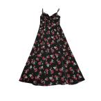 AllegraK花柄ドレスプリーツ...