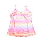 Allegra K メタリック キャミソール 光