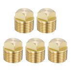 PATIKIL 12.7 mm N PT лодка осушение штекер 5 шт латунь запасной ga- панель осушение штекер квадратное head имеется байдарка для почти все. лодка. 