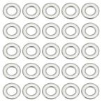 PATIKIL Flat шайба 100 штук входит 316 нержавеющая сталь 1/6" ID x 11/32" OD x 0.04" толщина шайба fla