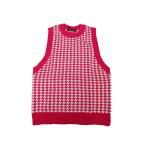 Allegra K ベスト ニットセーター ノー