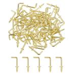 uxcell 150個L字形フック 1/