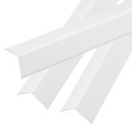 uxcell алюминиевый стена угол протектор L молдинг угол защита внутри наружная стена край отделка стена камин мрамор плитка край для белый 3 шт 