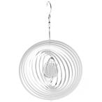 uxcell Wind spinner круглый 5.91" x 9.45" нержавеющая сталь рефлектор ветряной колокольчик уличный устройство metal оборудование орнамент птица .....ya-