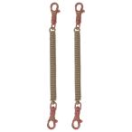 PATIKIL скидка включая тип coil spring цепочка для ключей 2 шт утерян предотвращение цепочка для ключей держатель ремешок код металл лобстер Class p кольцо для ключей 20 c