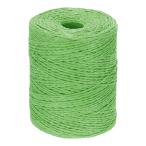 PATIKIL ナチュラルコッ トンラフィアヤーン328ヤード DIYサンハットビーチバッグ編み糸包装編み編み用ラフィアペーパーリボン グラス緑