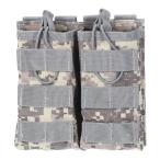 PATIKIL 1 шт. наружный для многоцелевой open top двойной сумка M4 M16 AK AR для серый камуфляж -ju