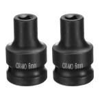 uxcell 2個4ポイ ントスクエアソケッ�