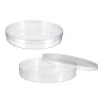 PATIKIL крышка имеется пластик petoli тарелка 120mm/4.72 дюймовый,2 шт petoli тарелка организация разведение тарелка labo наука эксперимент для, прозрачный (20mm/0.79 дюймовый )