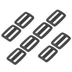 uxcell プラスチック トライグライ ド スライド バックル 32mm / 1-1/4インチ ベルト アジャスター スライダー ウェビング ストラ