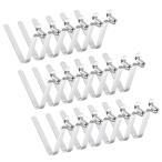 PATIKIL 6.5 x 4mm байдарка лопасть зажим,20 штук входит палатка paul (pole) зажим steel V знак type одиночный булавка кнопка bo шкаф пудинг 