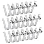 PATIKIL 5.6 x 4mm байдарка лопасть зажим,20 шт палатка paul (pole) зажим steel V знак type одиночный булавка кнопка кнопка springs зажим 