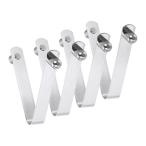 PATIKIL 7.5 x 5.8mm байдарка лопасть зажим,4 штук входит solid палатка paul (pole) зажим steel V знак type одиночный булавка кнопка bo шкаф pli