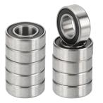 PATIKIL MR115-2RS 深溝玉軸受 5mm x 11mm x 4mm 10個パック ダブルゴムシール付きミニチュアベアリング 電動モーター