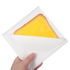 uxcell プレッツェル用袋 100枚 17x17cm 両開きサン ドイッチ包装紙 クッキー・チョコレート・サン ドイッチ・プレッツェル用 ホワイト