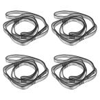 PATIKIL 43 дюймовый Дэйзи цепь ремешок 4 шт. комплект эластичный ремешок йога для мощный climbing частота регулировка возможность нейлон цепь sling 8ru