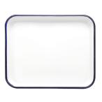 uxcell butcher tray Palette 12 дюймовый × 9.8 дюймовый (30cm × 25cm) metal Triple эмаль покрытие прямоугольный 