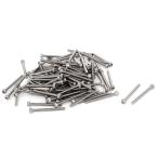 uxcell �Z�p���t�{���g �`���b�v�{�g�� �S�˂��^�C�v M2.5x28mm �X�e�����X 100�Z�b�g