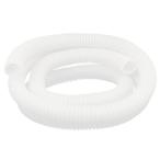 uxcell 1.5M мягкий пластик изоляция гофрированная трубка . труба белый 