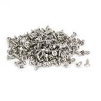 uxcell 皿頭 タッピングネジ セルフタッピングネジ フラットヘッド シルバートーン M3 x 8mm 200個入り