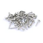 uxcell собственный таппинг винт 50 шт. входит .2x12mm нержавеющая сталь сталь круг . head шайба имеется 