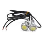 uxcell Eagle I LED данные im бег DRL свет лампа заднего хода пластик металл лампа автомобильный белый 23mm 2pcs