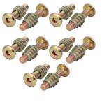 uxcell мебель подключение соединительная муфта фитинг M6x30mm шестигранная головка болт вставка гайка имеется мебель joint 10 штук входит 